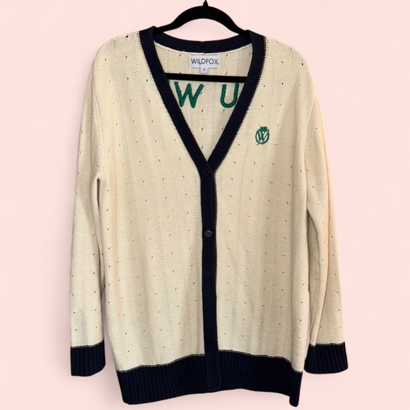 Wildfox Cream and Black 'YOU WISH' Sweater - Picture 4 of 4